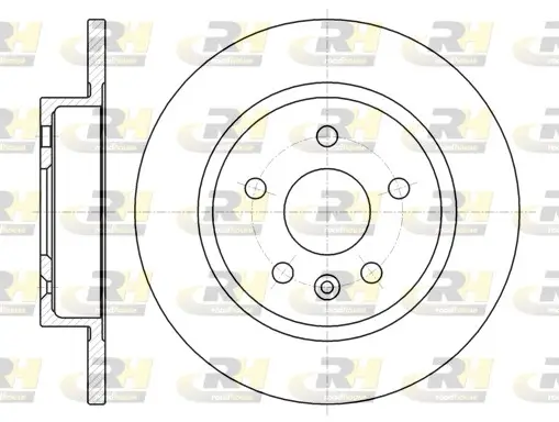 Bremsscheibe Hinterachse ROADHOUSE 61316.00 Bild Bremsscheibe Hinterachse ROADHOUSE 61316.00