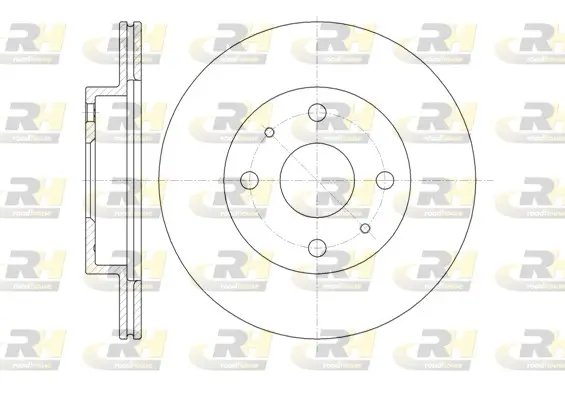 Bremsscheibe Vorderachse ROADHOUSE 61355.10