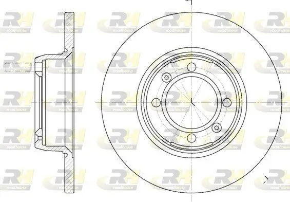 Bremsscheibe Vorderachse ROADHOUSE 6142.00