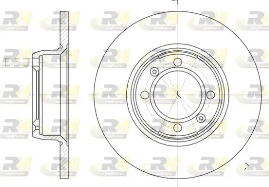 Bremsscheibe Vorderachse ROADHOUSE 6142.00 Bild Bremsscheibe Vorderachse ROADHOUSE 6142.00