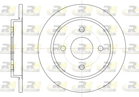 Bremsscheibe Hinterachse ROADHOUSE 6155.00