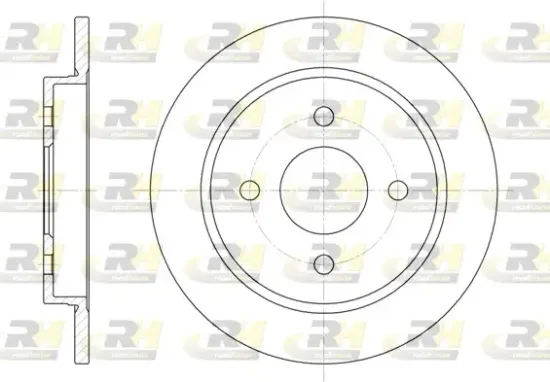 Bremsscheibe Hinterachse ROADHOUSE 6155.00 Bild Bremsscheibe Hinterachse ROADHOUSE 6155.00