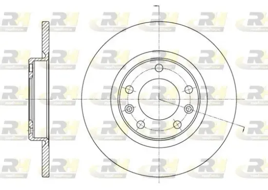 Bremsscheibe Hinterachse ROADHOUSE 61555.00 Bild Bremsscheibe Hinterachse ROADHOUSE 61555.00
