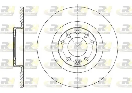 Bremsscheibe Hinterachse ROADHOUSE 61557.00 Bild Bremsscheibe Hinterachse ROADHOUSE 61557.00