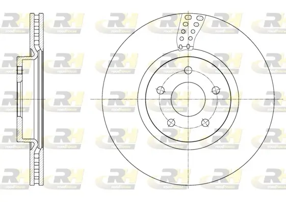 Bremsscheibe Vorderachse ROADHOUSE 61561.10