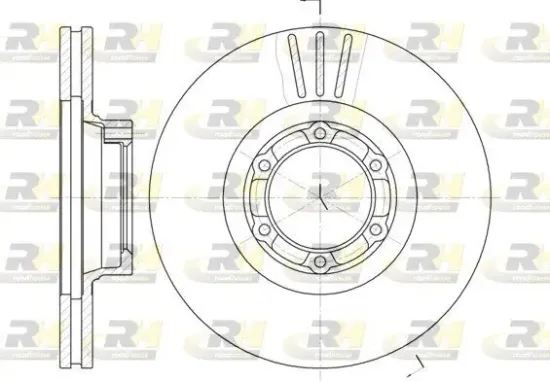 Bremsscheibe Vorderachse ROADHOUSE 6157.10 Bild Bremsscheibe Vorderachse ROADHOUSE 6157.10