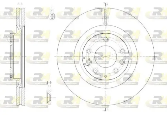 Bremsscheibe Vorderachse ROADHOUSE 61994.10 Bild Bremsscheibe Vorderachse ROADHOUSE 61994.10