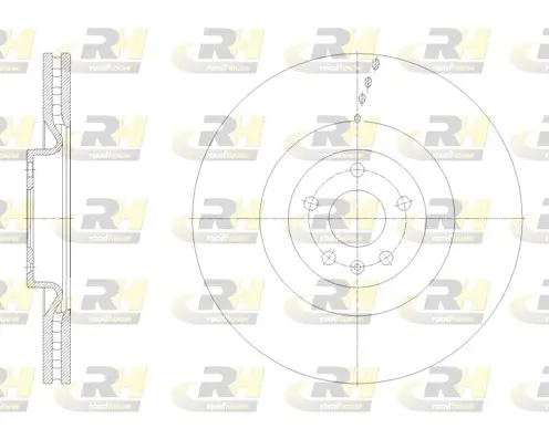 Bremsscheibe Vorderachse ROADHOUSE 62113.10 Bild Bremsscheibe Vorderachse ROADHOUSE 62113.10