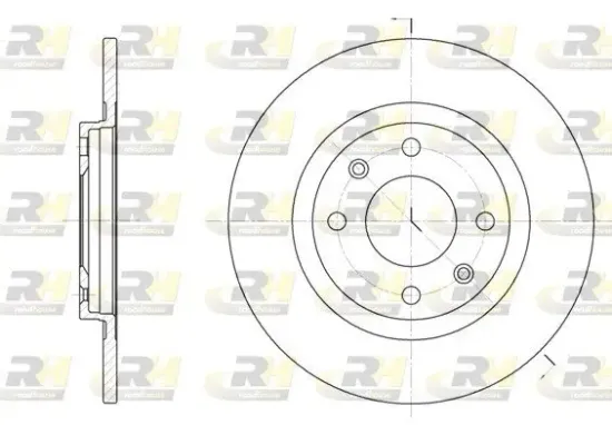 Bremsscheibe Vorderachse ROADHOUSE 6241.01 Bild Bremsscheibe Vorderachse ROADHOUSE 6241.01