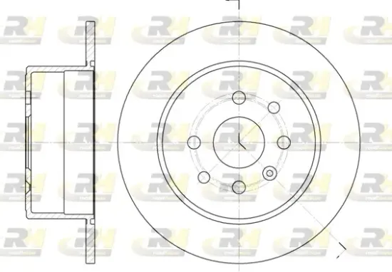 Bremsscheibe Hinterachse ROADHOUSE 6252.00 Bild Bremsscheibe Hinterachse ROADHOUSE 6252.00