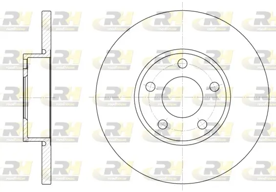 Bremsscheibe Vorderachse ROADHOUSE 6327.00