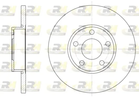 Bremsscheibe Vorderachse ROADHOUSE 6327.00 Bild Bremsscheibe Vorderachse ROADHOUSE 6327.00