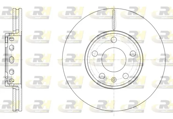 Bremsscheibe Vorderachse ROADHOUSE 6328.10