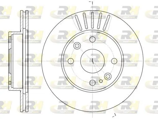 Bremsscheibe Vorderachse ROADHOUSE 6386.10
