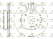 Bremsscheibe Vorderachse ROADHOUSE 6386.10