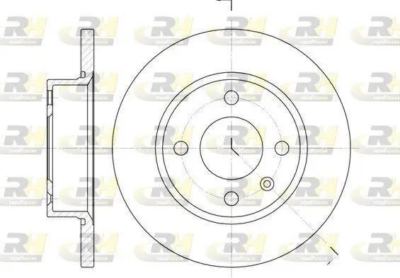 Bremsscheibe Vorderachse ROADHOUSE 6425.00