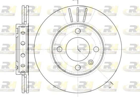 Bremsscheibe Vorderachse ROADHOUSE 6426.10