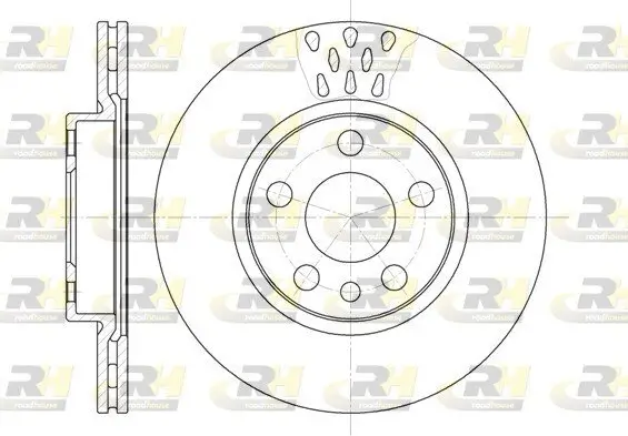 Bremsscheibe Vorderachse ROADHOUSE 6442.11