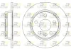 Bremsscheibe Hinterachse ROADHOUSE 6453.00