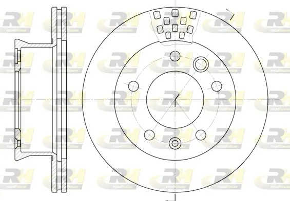 Bremsscheibe Vorderachse ROADHOUSE 6461.10