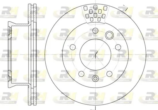 Bremsscheibe Vorderachse ROADHOUSE 6461.10 Bild Bremsscheibe Vorderachse ROADHOUSE 6461.10