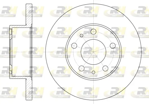 Bremsscheibe Vorderachse ROADHOUSE 6473.00