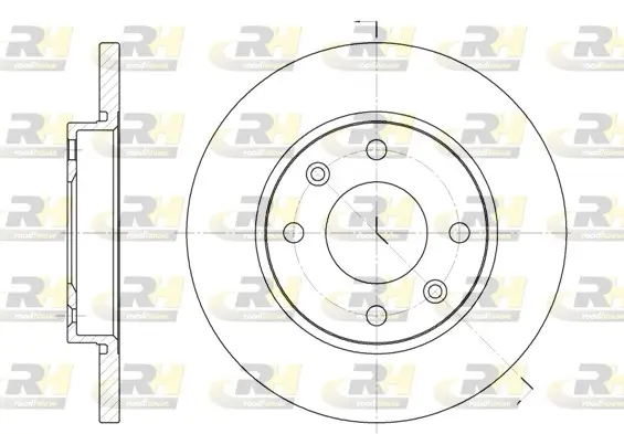 Bremsscheibe Vorderachse ROADHOUSE 6535.00