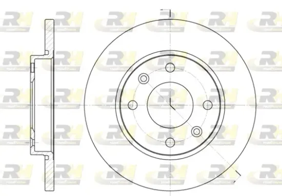 Bremsscheibe Vorderachse ROADHOUSE 6535.00 Bild Bremsscheibe Vorderachse ROADHOUSE 6535.00