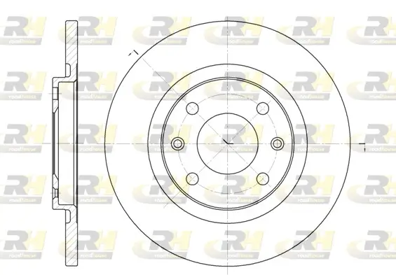 Bremsscheibe Vorderachse ROADHOUSE 6536.00
