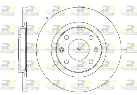 Bremsscheibe Vorderachse ROADHOUSE 6536.00 Bild Bremsscheibe Vorderachse ROADHOUSE 6536.00