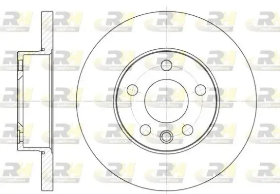 Bremsscheibe Vorderachse ROADHOUSE 6550.00 Bild Bremsscheibe Vorderachse ROADHOUSE 6550.00