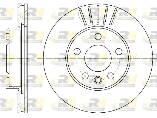Bremsscheibe Vorderachse ROADHOUSE 6551.10 Bild Bremsscheibe Vorderachse ROADHOUSE 6551.10