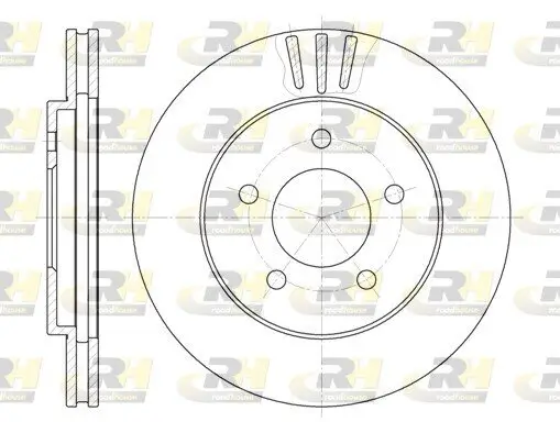 Bremsscheibe Vorderachse ROADHOUSE 6564.10 Bild Bremsscheibe Vorderachse ROADHOUSE 6564.10