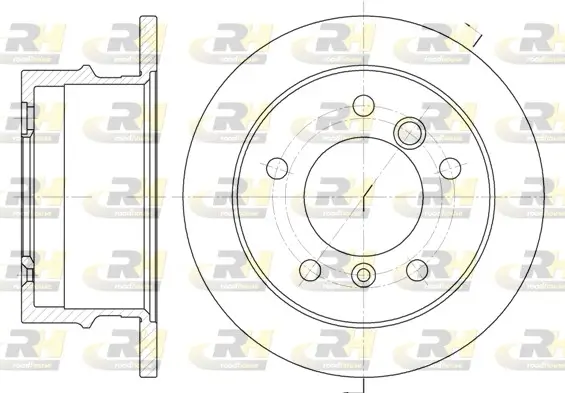 Bremsscheibe Hinterachse ROADHOUSE 6565.00