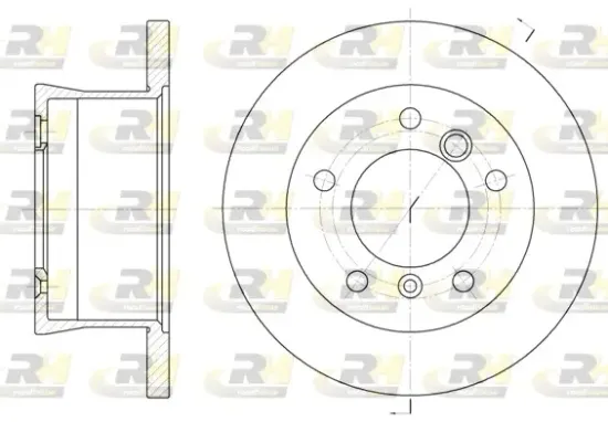 Bremsscheibe Hinterachse ROADHOUSE 6566.00 Bild Bremsscheibe Hinterachse ROADHOUSE 6566.00