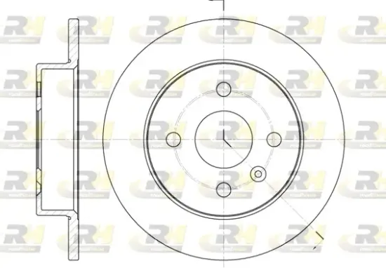 Bremsscheibe Hinterachse ROADHOUSE 6570.00 Bild Bremsscheibe Hinterachse ROADHOUSE 6570.00