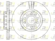 Bremsscheibe Vorderachse ROADHOUSE 6596.10