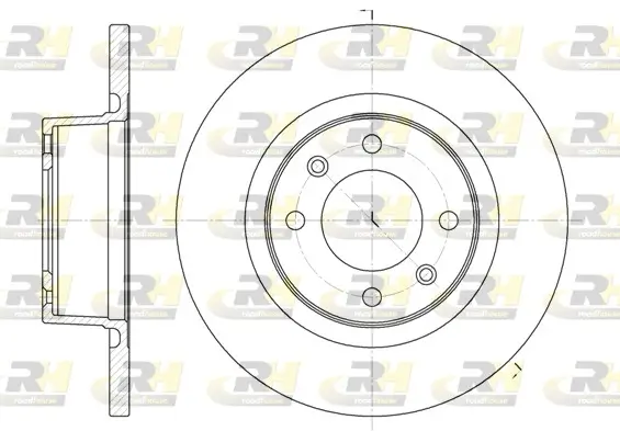 Bremsscheibe Hinterachse ROADHOUSE 6605.00