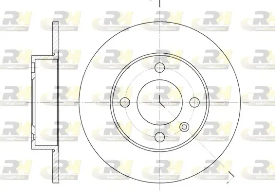 Bremsscheibe Hinterachse ROADHOUSE 6616.00 Bild Bremsscheibe Hinterachse ROADHOUSE 6616.00