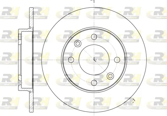 Bremsscheibe Hinterachse ROADHOUSE 6630.00