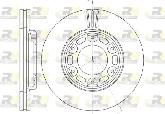Bremsscheibe Vorderachse ROADHOUSE 6634.10 Bild Bremsscheibe Vorderachse ROADHOUSE 6634.10