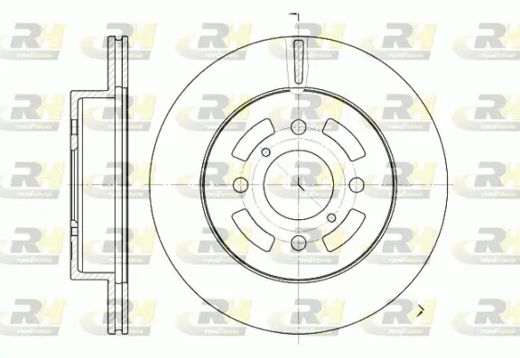 Bremsscheibe Vorderachse ROADHOUSE 6642.10