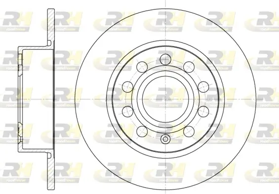 Bremsscheibe Hinterachse ROADHOUSE 6649.00