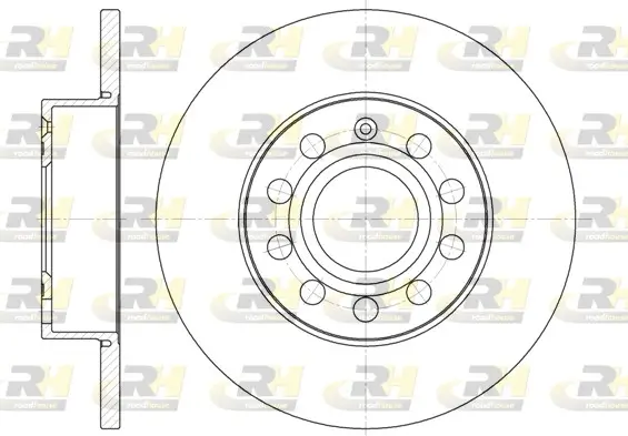 Bremsscheibe Hinterachse ROADHOUSE 6650.00