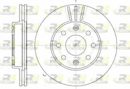 Bremsscheibe Vorderachse ROADHOUSE 6655.10 Bild Bremsscheibe Vorderachse ROADHOUSE 6655.10