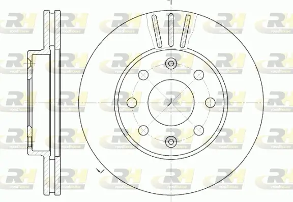 Bremsscheibe Vorderachse ROADHOUSE 6655.10