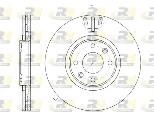 Bremsscheibe Vorderachse ROADHOUSE 6657.10