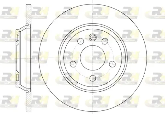 Bremsscheibe Hinterachse ROADHOUSE 6659.00 Bild Bremsscheibe Hinterachse ROADHOUSE 6659.00