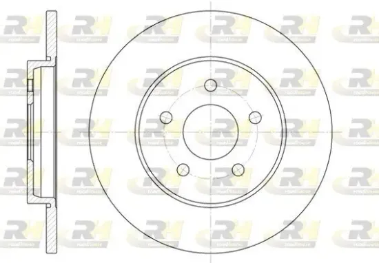 Bremsscheibe Hinterachse ROADHOUSE 6661.00 Bild Bremsscheibe Hinterachse ROADHOUSE 6661.00
