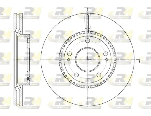 Bremsscheibe Vorderachse ROADHOUSE 6663.10
